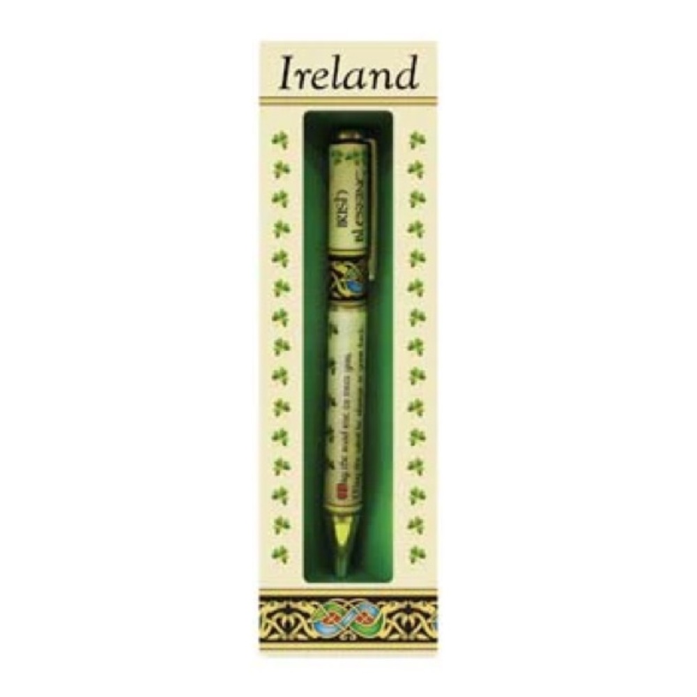 New in Box Irish Blessing Ballpoint Pen